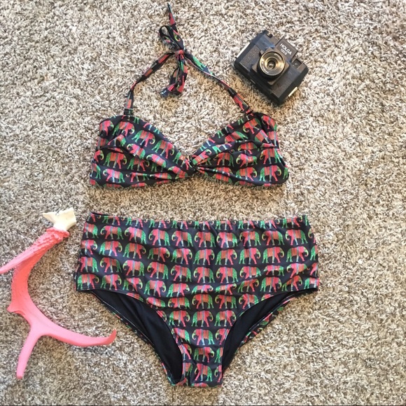 ASOS Curve Other - ASOS Curve elephant print bikini 🐘